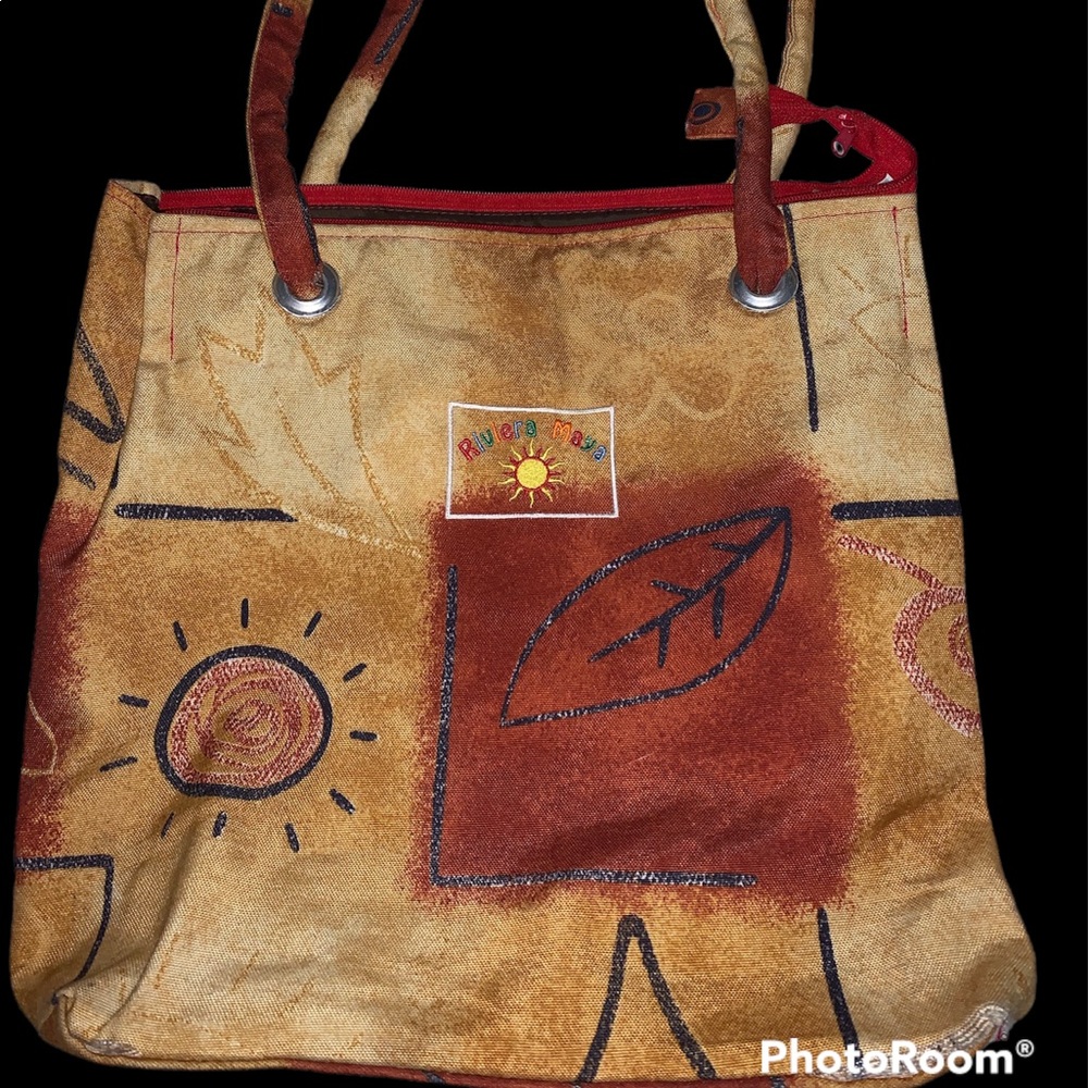 (SOLD)Riviera Maya Beautiful Tote